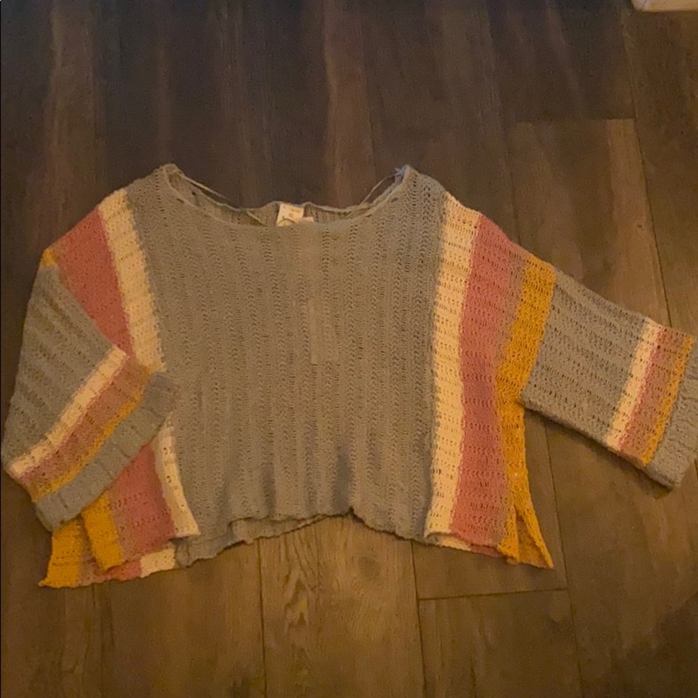 Off the shoulder sweater